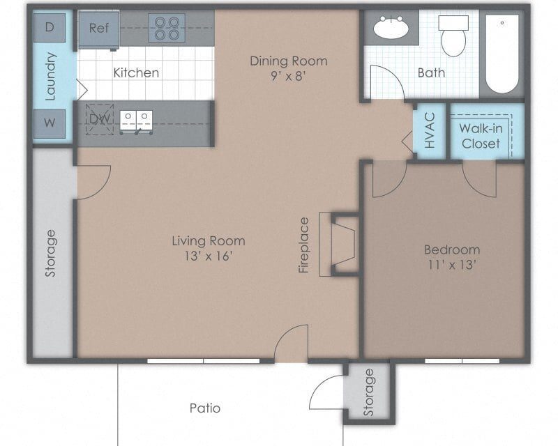 Lucas 1 Bedroom Apartment