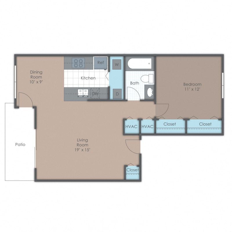 1 bedroom apartment for rent