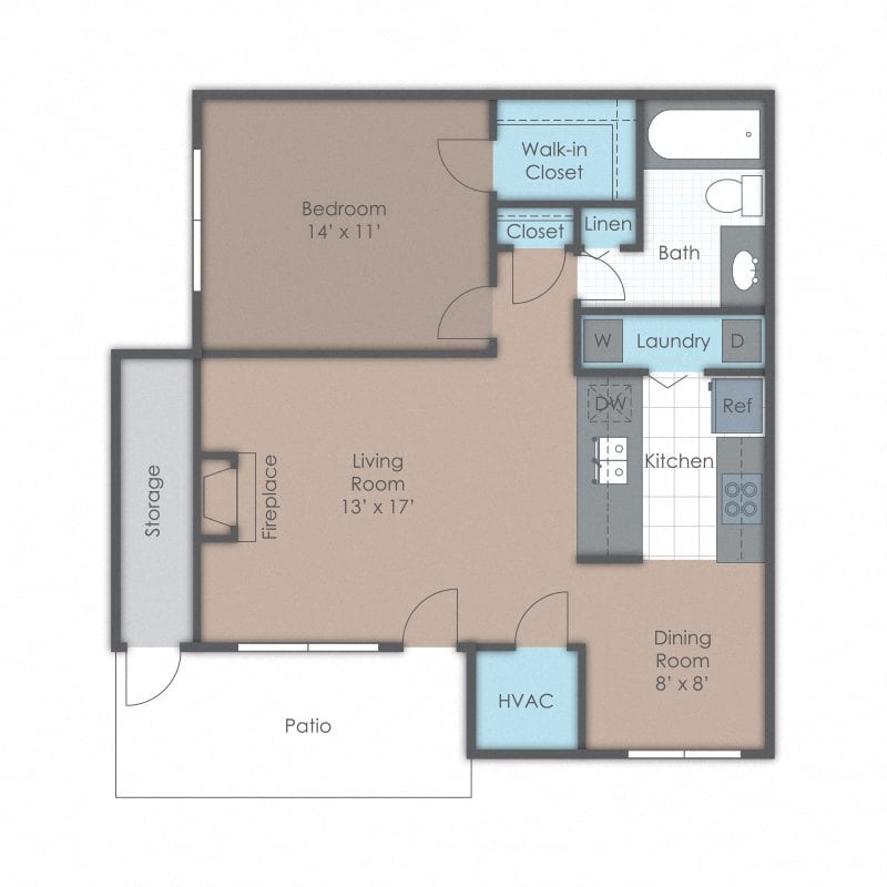 1 bedroom apartment for rent