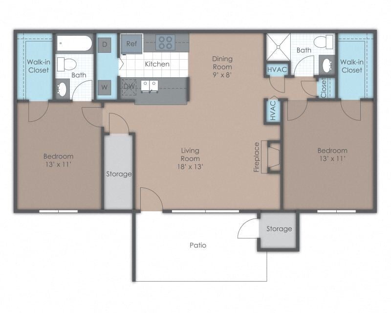 Southwyck 2 Bedroom Apartment