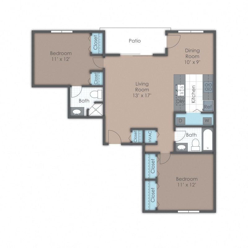 2 bedroom apartment for rent