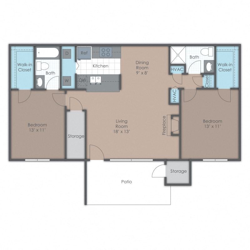 2 bedroom apartment for rent
