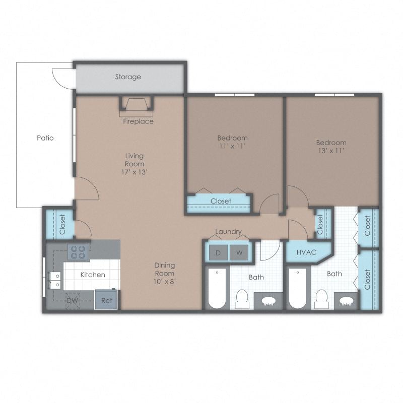 2 bedroom apartment for rent